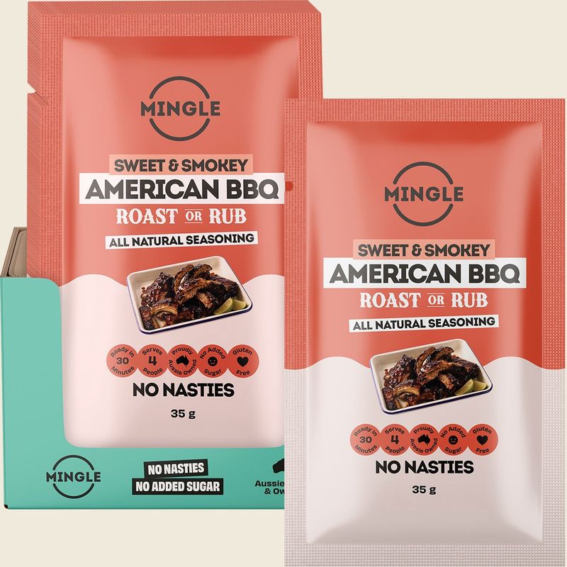 American BBQ Roast Or Rub All Natural Seasoning 35g