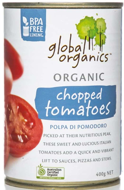 Global Organics Chopped Tomatoes 400g