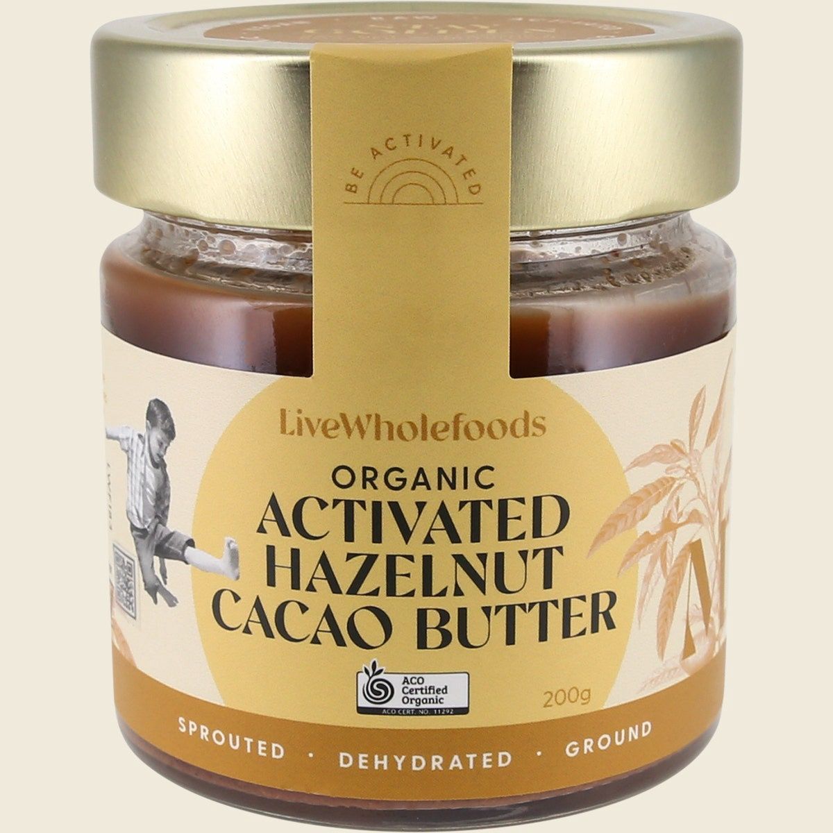 Organic Activated Hazelnut Cacao Butter 200g