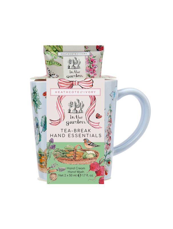 In The Garden Tea Break Ceramic Mug &amp; Hand Essentials