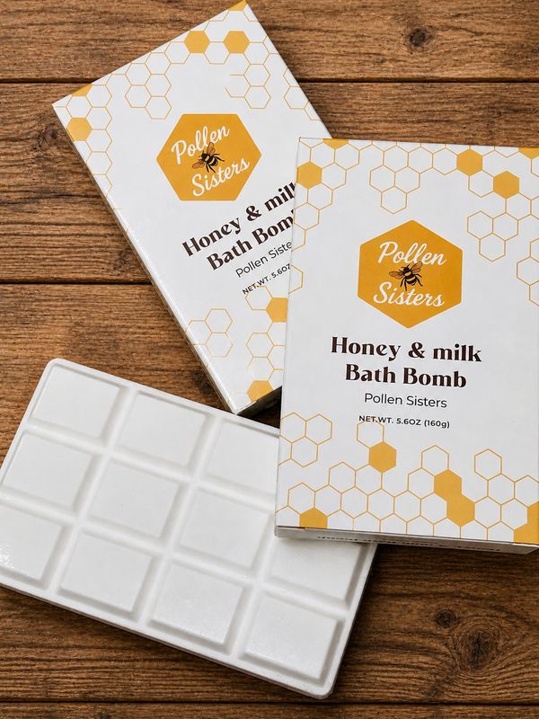 Honey &amp; Milk Bath Bomb