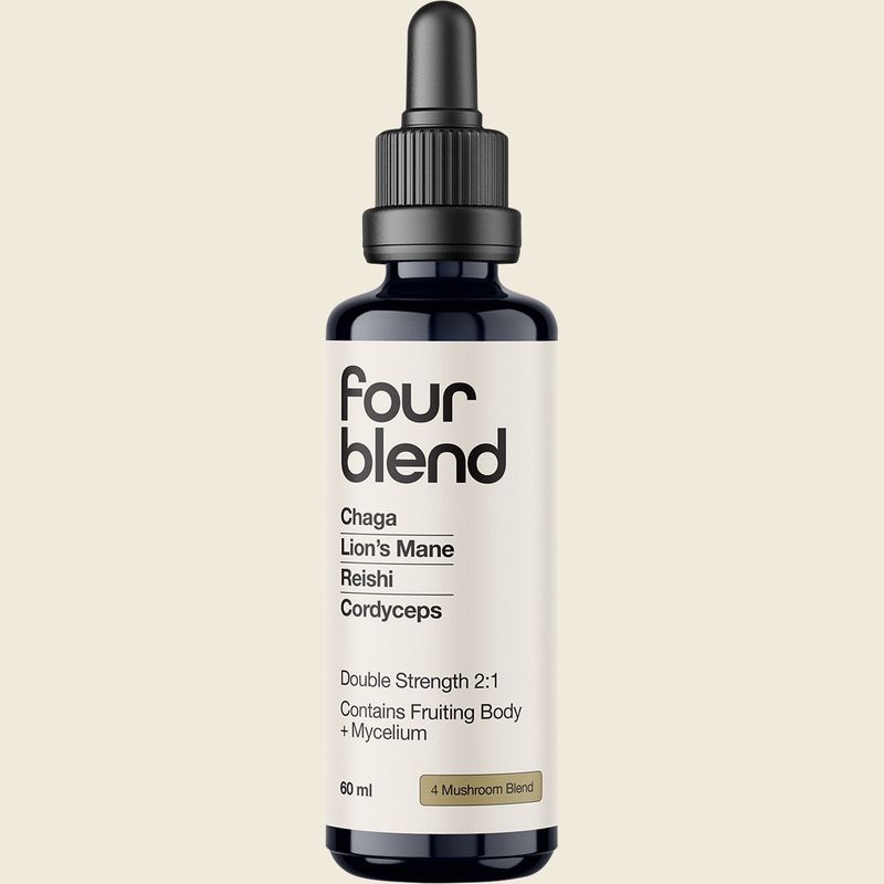 Four Blend Double Strength 2:1 Mushroom Liquid Extract 60ml