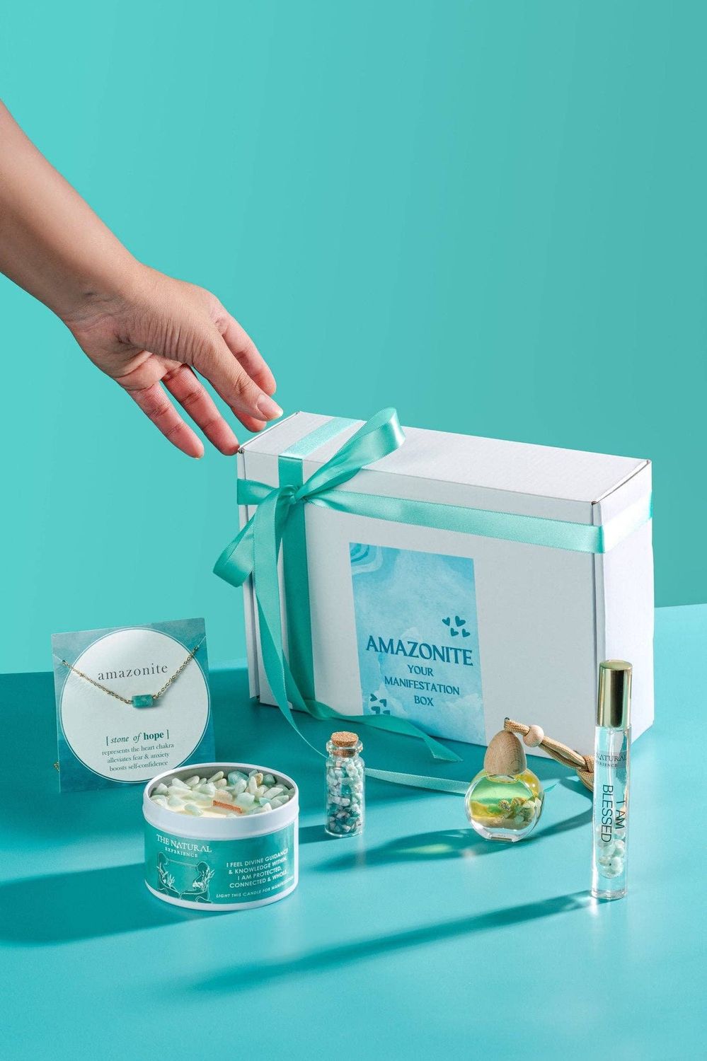 Crystal Gift Box Bundle, Colour: Amazonite
