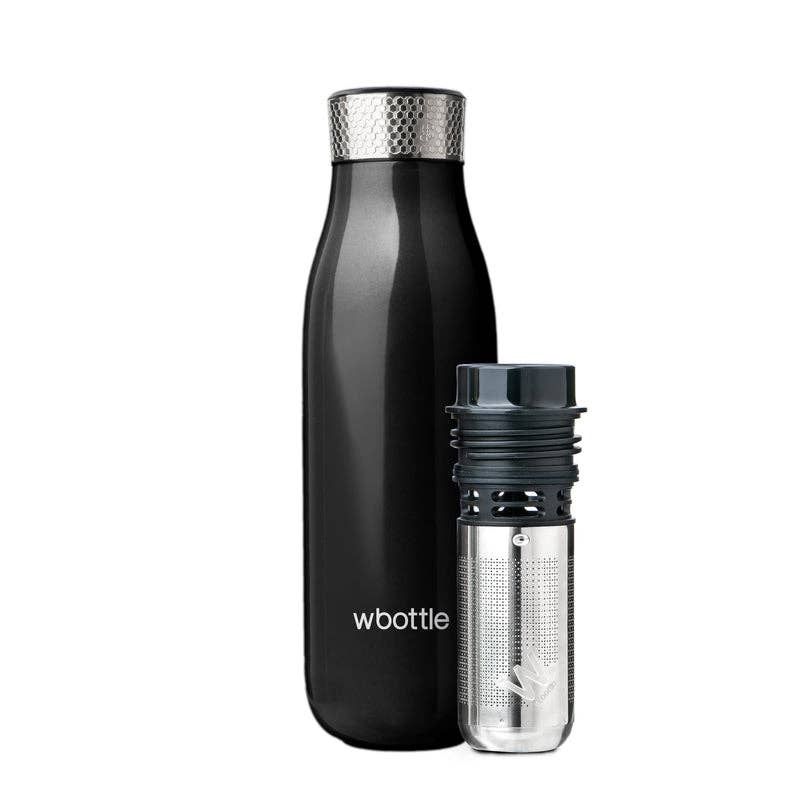 Thermal Tea Flask with Infuser 500ml/17oz - Black Ice