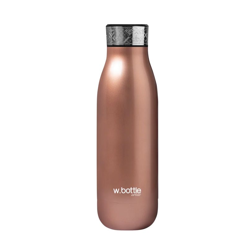 Thermal Tea Flask with Infuser 500ml/17oz - Cinnabar Gold