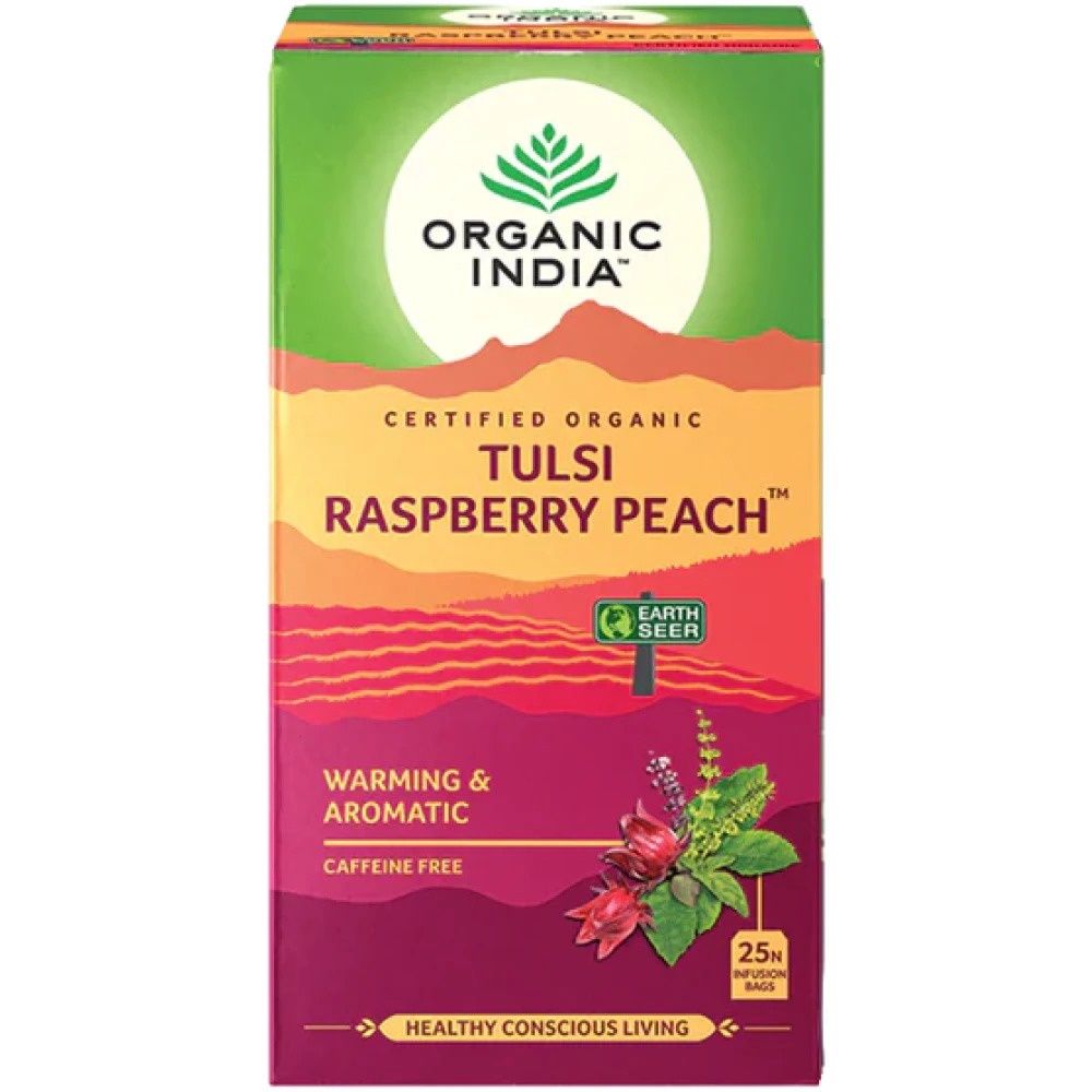 Tulsi Raspberry Peach Tea 25pk