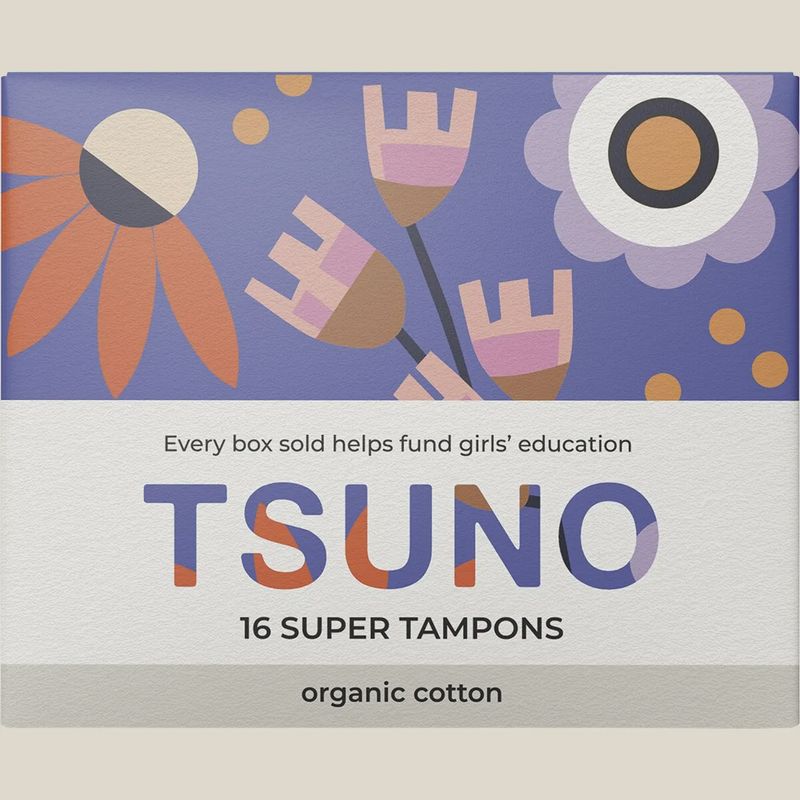 Organic Cotton Tampons Super 16pk