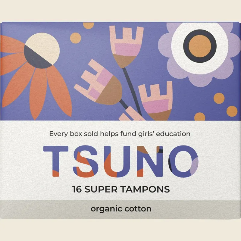 Organic Cotton Tampons Super 16pk