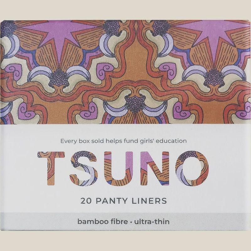 Natural Bamboo Panty Liners Ultra Thin 20pk