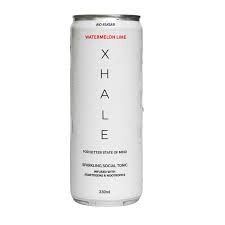 Xhale Watermelon Lime 330ml - 4 pack