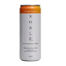 XHALE - Mandarin Lemon 330ml - 4 Pack