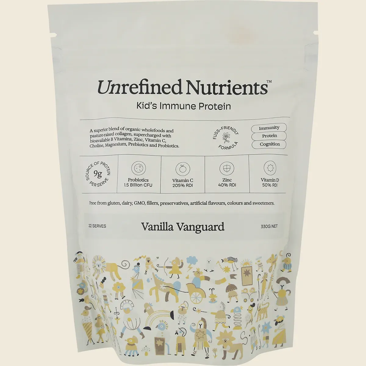 Kid's Immune Protein Vanilla Vanguard 330g