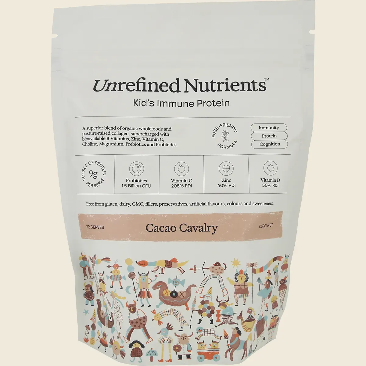 Kid's Immune Protein Cacao Cavalry 330g