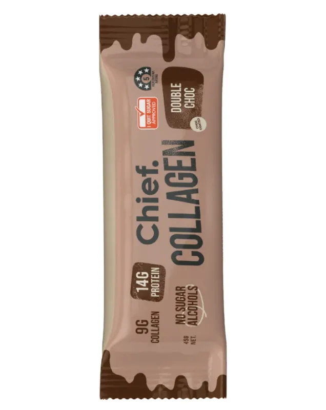 Chief Nutrition Collagen Bar Double Choc 45g