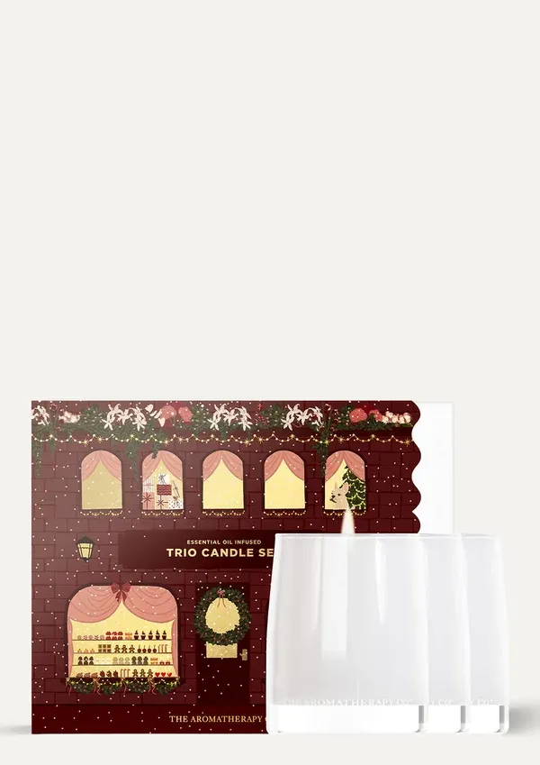Therapy Festive Trio Candle Set 3 x 80g Balance /  Unwind / Uplift