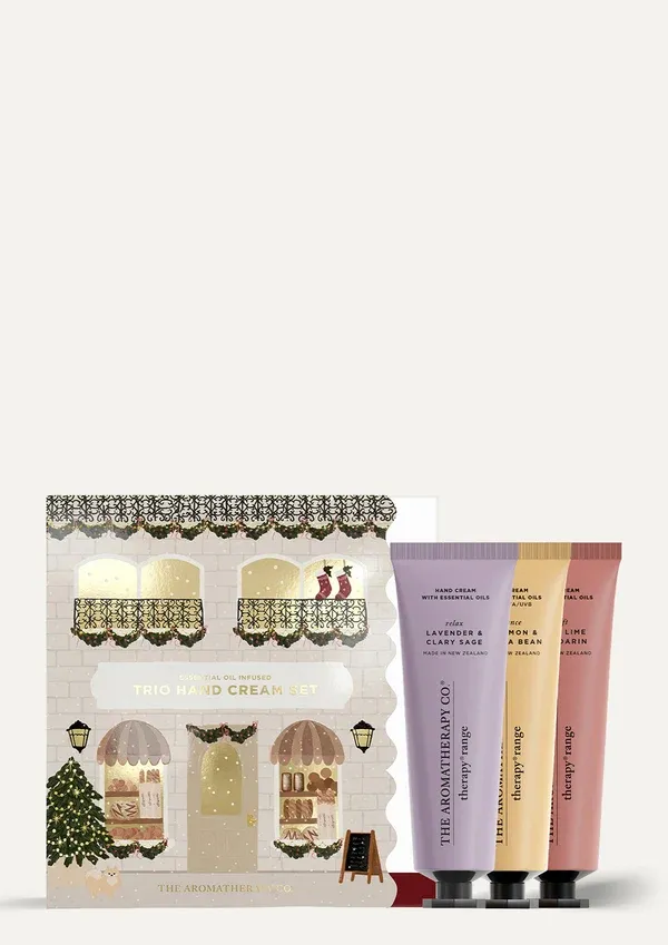 Therapy Festive Trio Hand Cream Set 3 x 30ml  Relax / Balance / Uplift