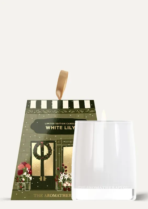Therapy Festive Candle 80g White Lily