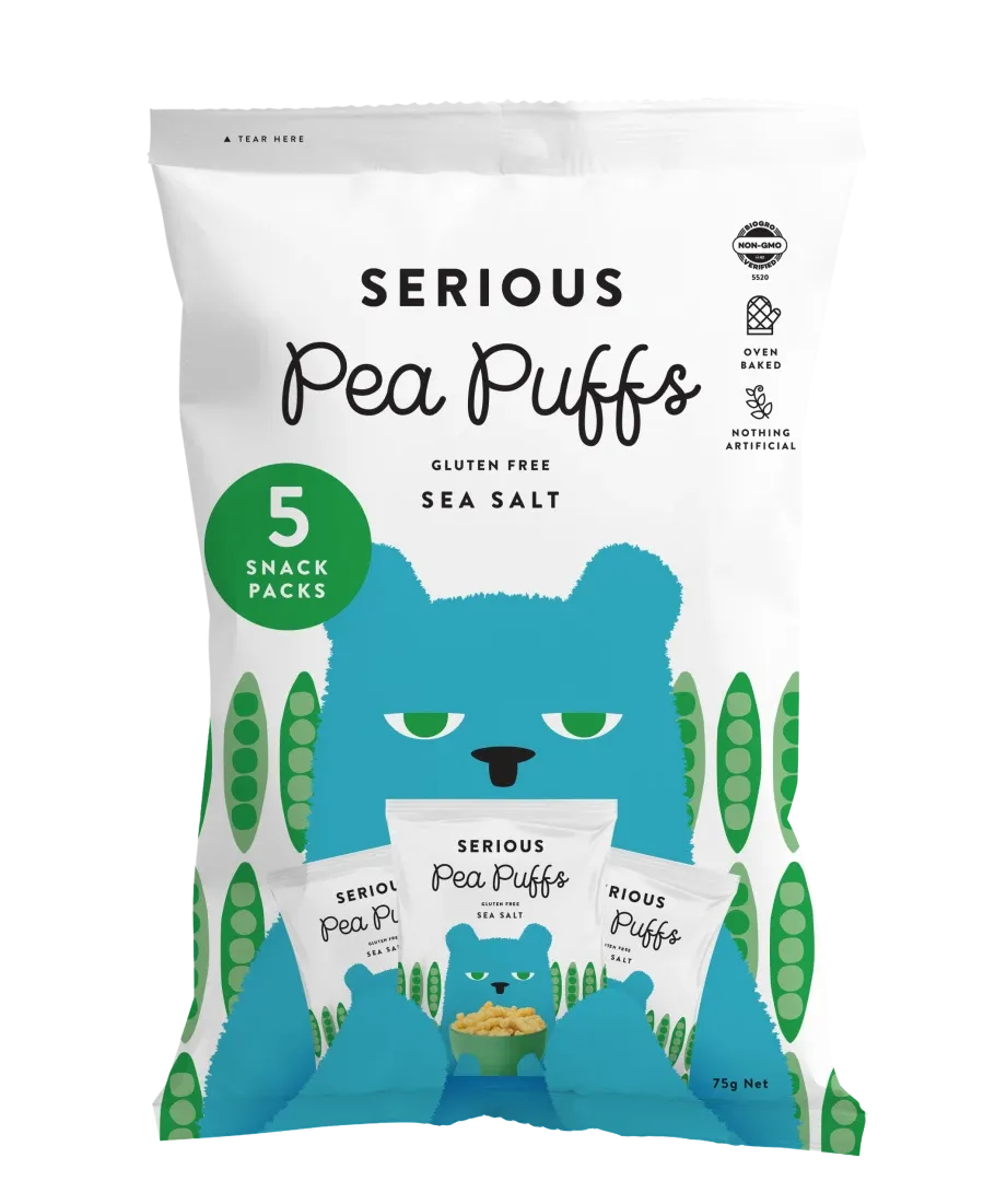 Pea Puffs Multipack Sea Salt 75g