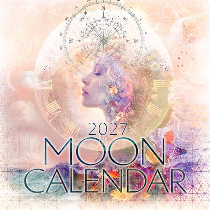 Moon 2027 Square Wall Calendar