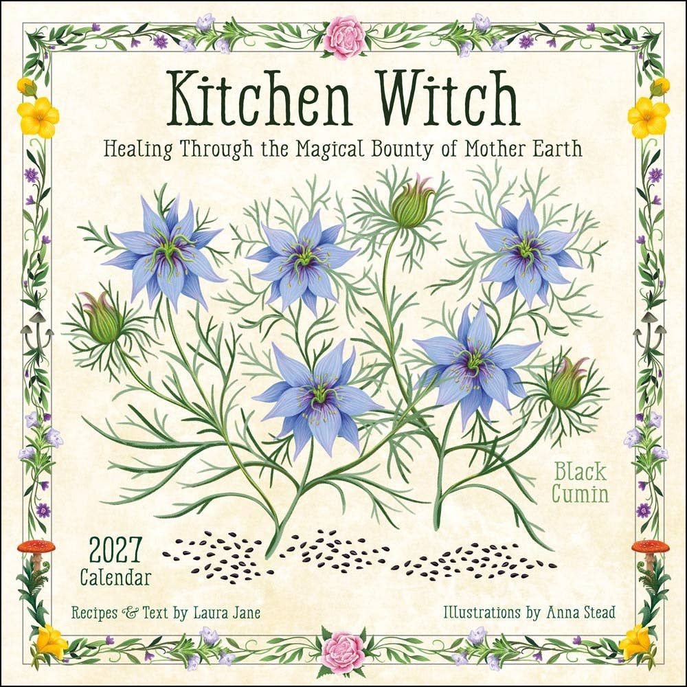 Kitchen Witch 2027 Square Wall Calendar