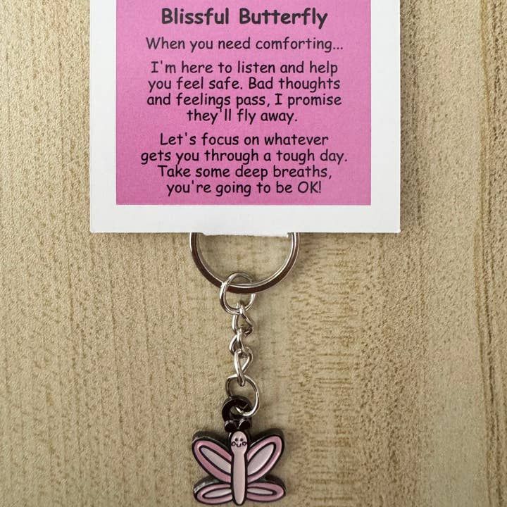 Little Joys Keyring, Design: Blissful Butterfly