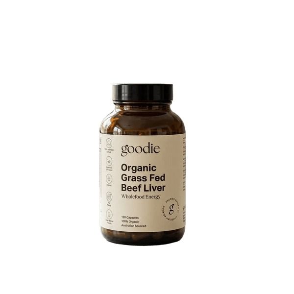 Organic Grass Fed Beef Liver 120c