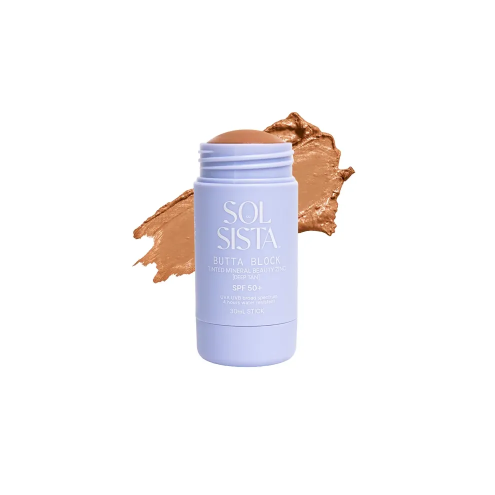 Butta Block Tinted Mineral SPF 50+, Color: Deep Tan