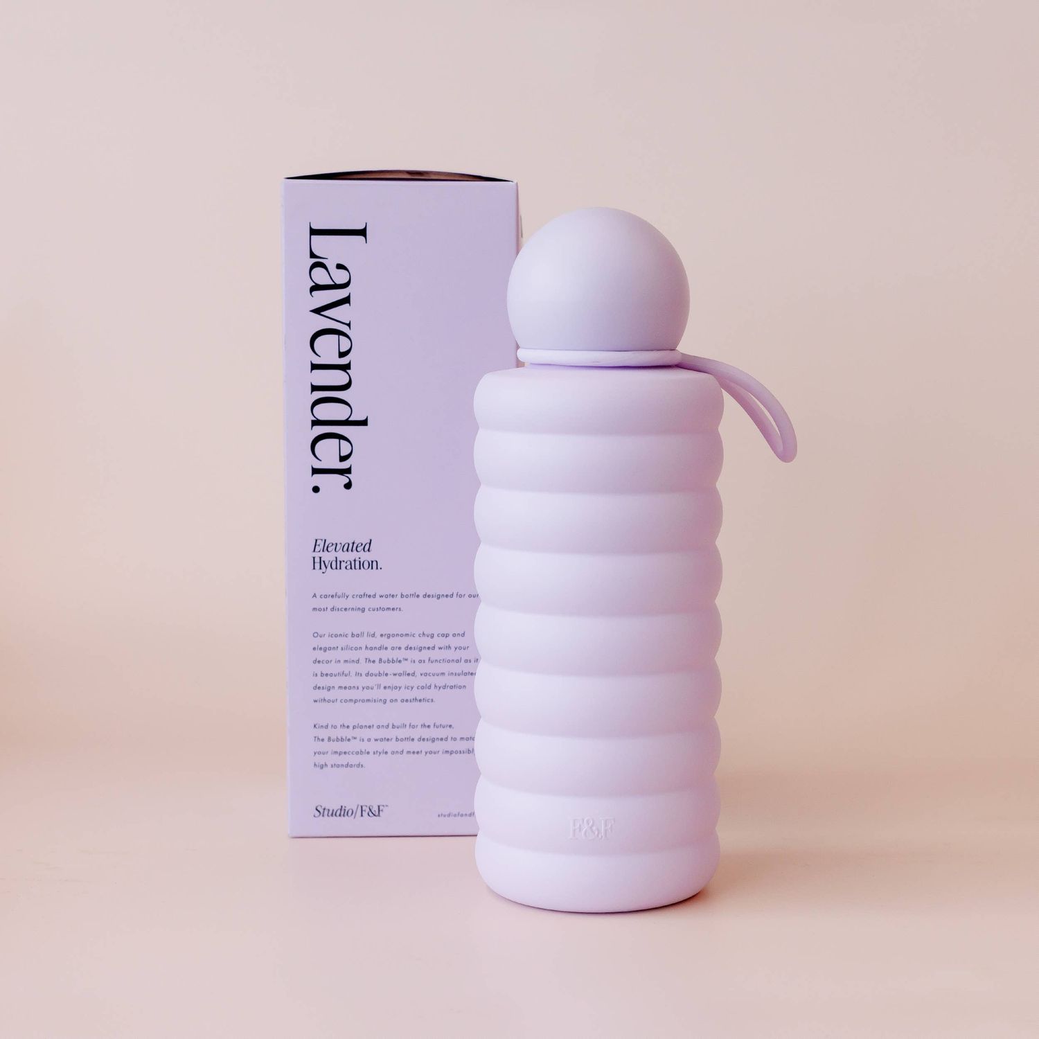 The Bubble Reusable Water Bottle 700ml - Lavender