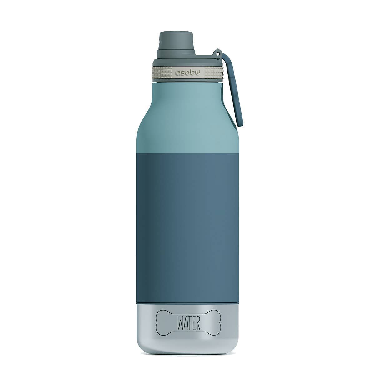 Buddy Dog Food and Water Bottle 1L Pastel Blue