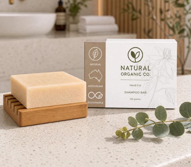 Natural Organic Co  Shampoo Bar
