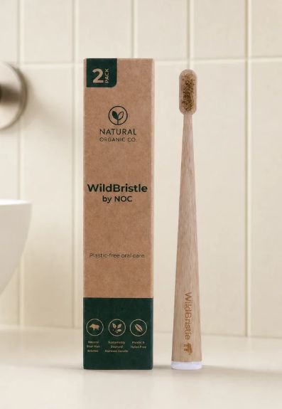 Wild Bristle 2 pk Adult Boar Hair - Firm