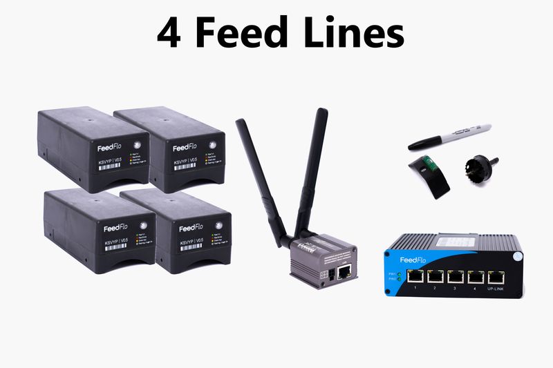 4 Feed Line Kit