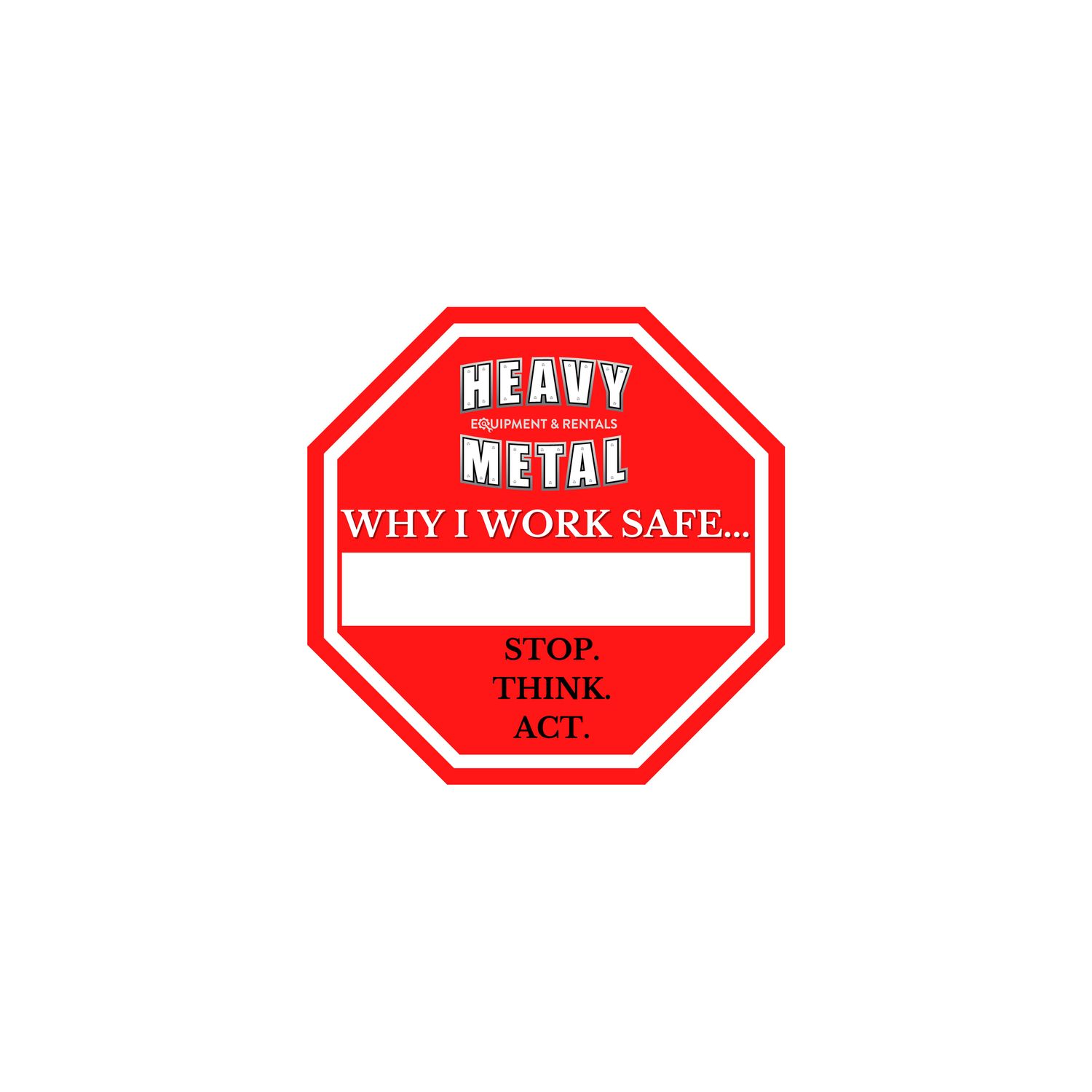 Work Safe Hardhat Decals