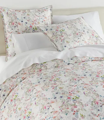 Chloe Floral Percale Duvet Cover