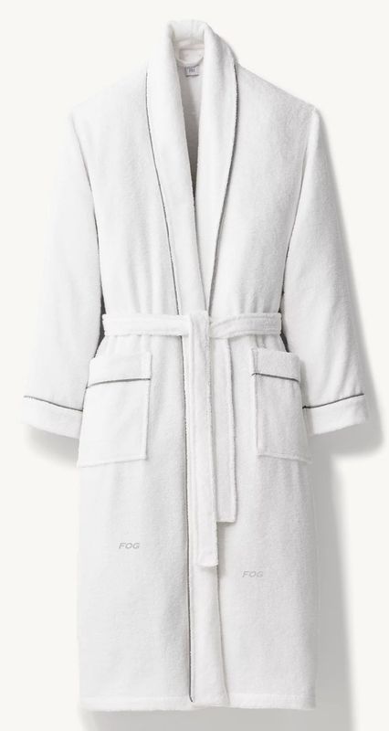 Hotel Satin Stitch Turkish Cotton Robe