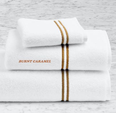 Hotel Satin Stitch Turkish Cotton Towel Set