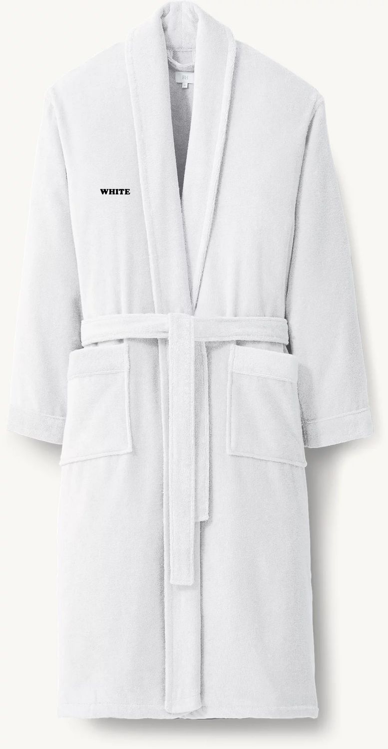 Organic Ultra-Soft Aegean Cotton Robe - White