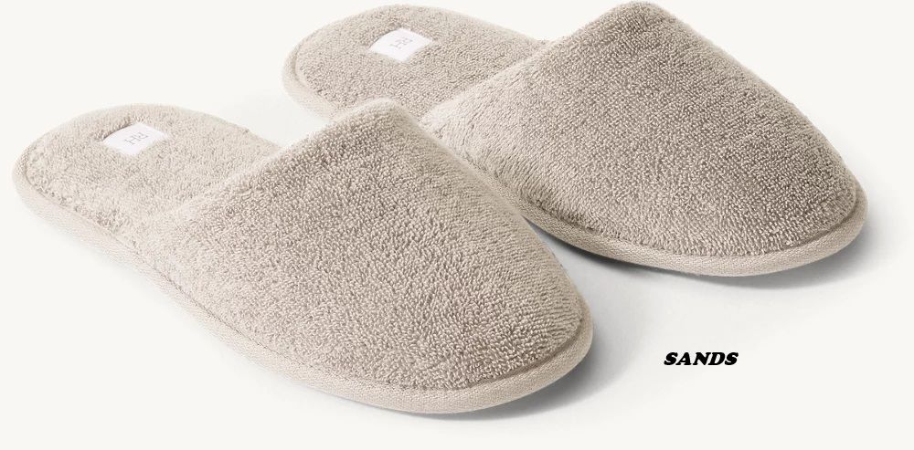 Organic Ultra-Soft Aegean Cotton Slippers - Sand