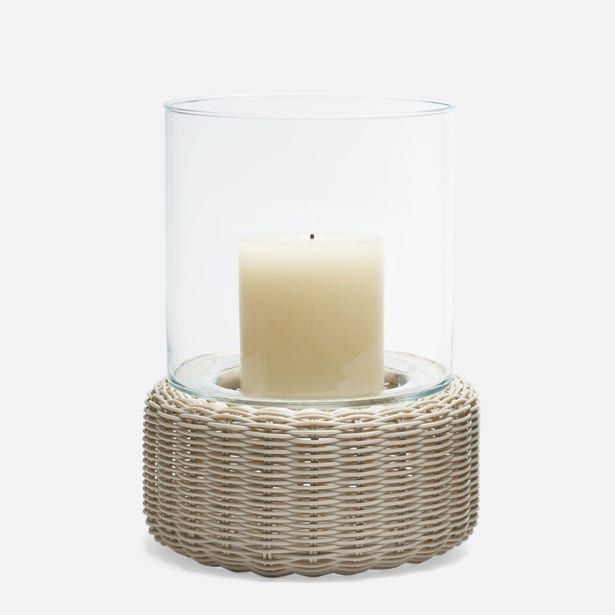 Amity - White Faux Rattan