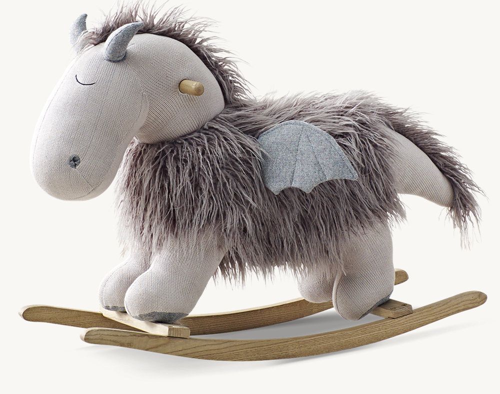 Wooly Plush Animal Rocker