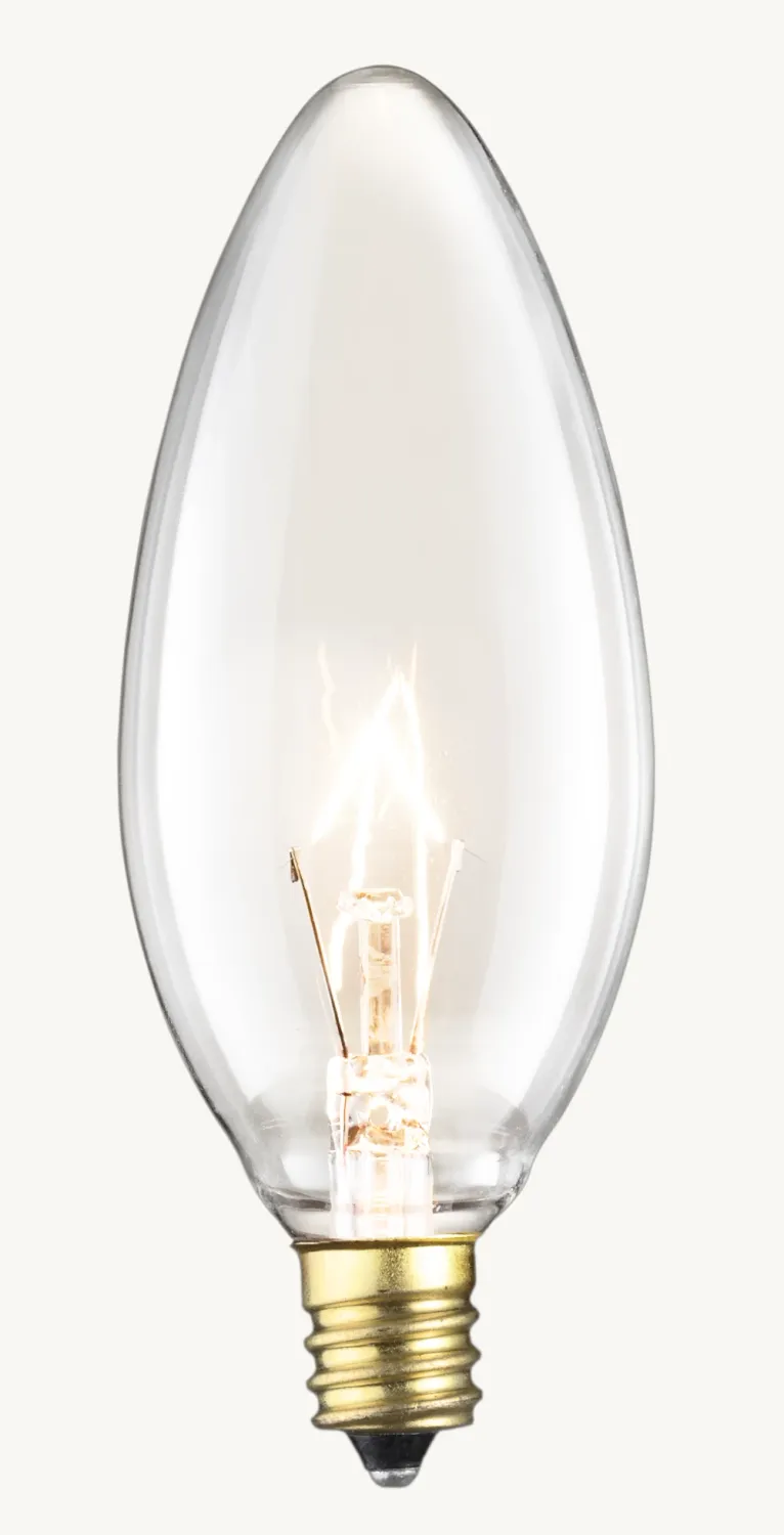 Torpedo Candelabra Filament LED Bulb 4W
