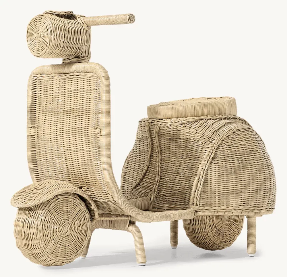 Handwoven Rattan Scooter - Get A Quote
