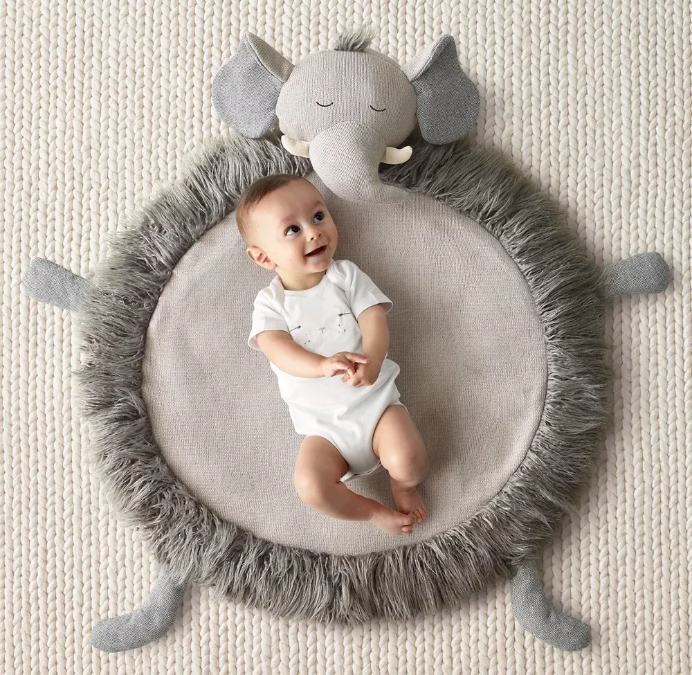 Wooly Plush Play Mat - Lamb