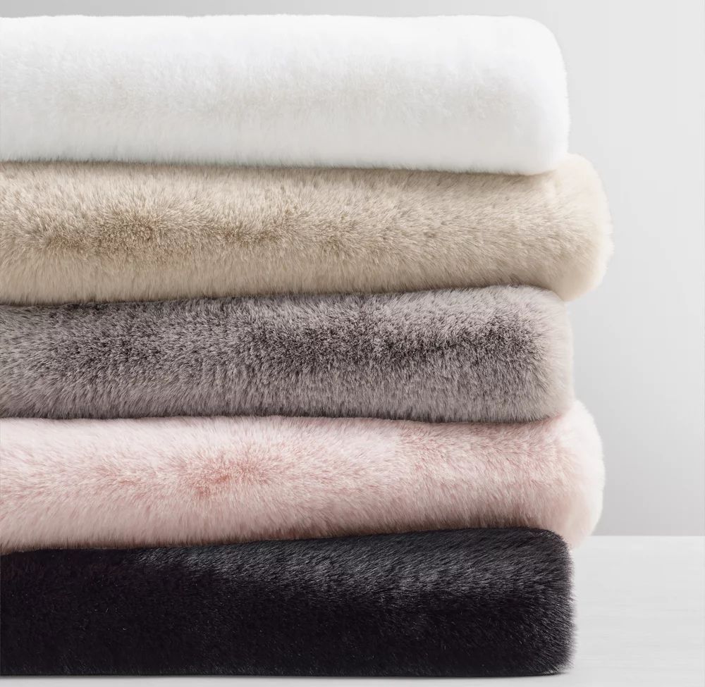 Lapin Ultra-Fine Faux Fur Stroller Blanket