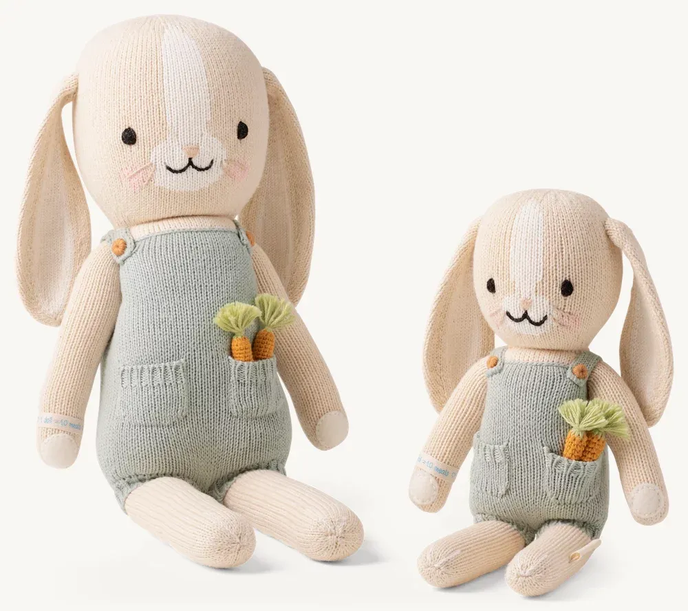 Cuddle + Kind Hand-Knit Doll - Henry the Bunny