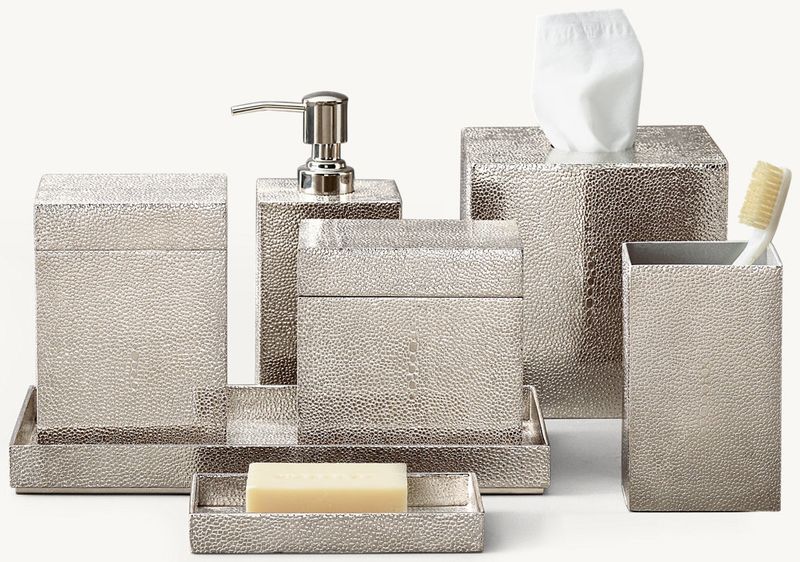 METAL SHAGREEN BATH ACCESSORIES COLLECTION - Get A Quote