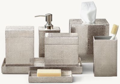METAL SHAGREEN BATH ACCESSORIES COLLECTION - Get A Quote