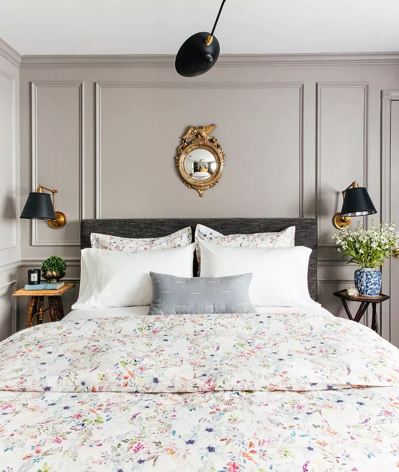 Chloe Floral Percale Duvet Set