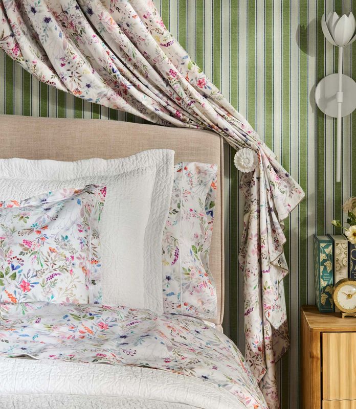Chloe Floral Percale Pillowcases