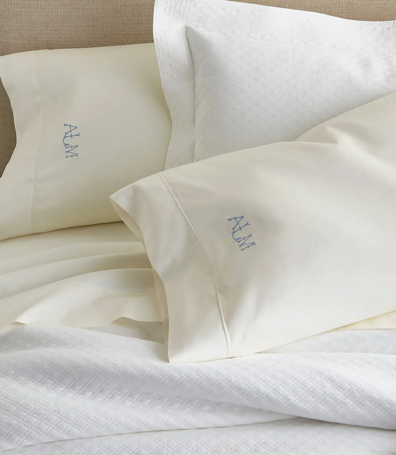 SOPRANO SATEEN PILLOWCASES/PAIR